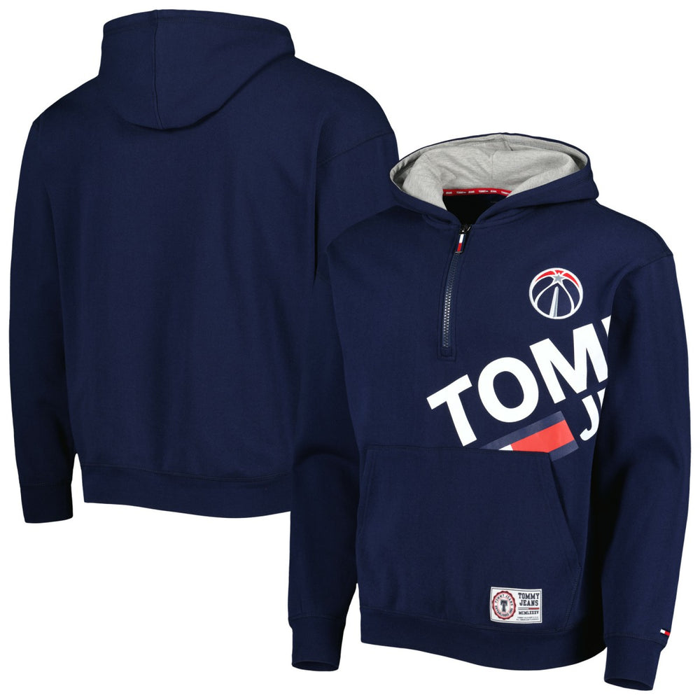 Washington Wizards Tommy Jeans Bernard Half-Zip Hoodie