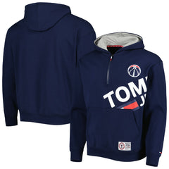 Washington Wizards Tommy Jeans Bernard Half-Zip Hoodie