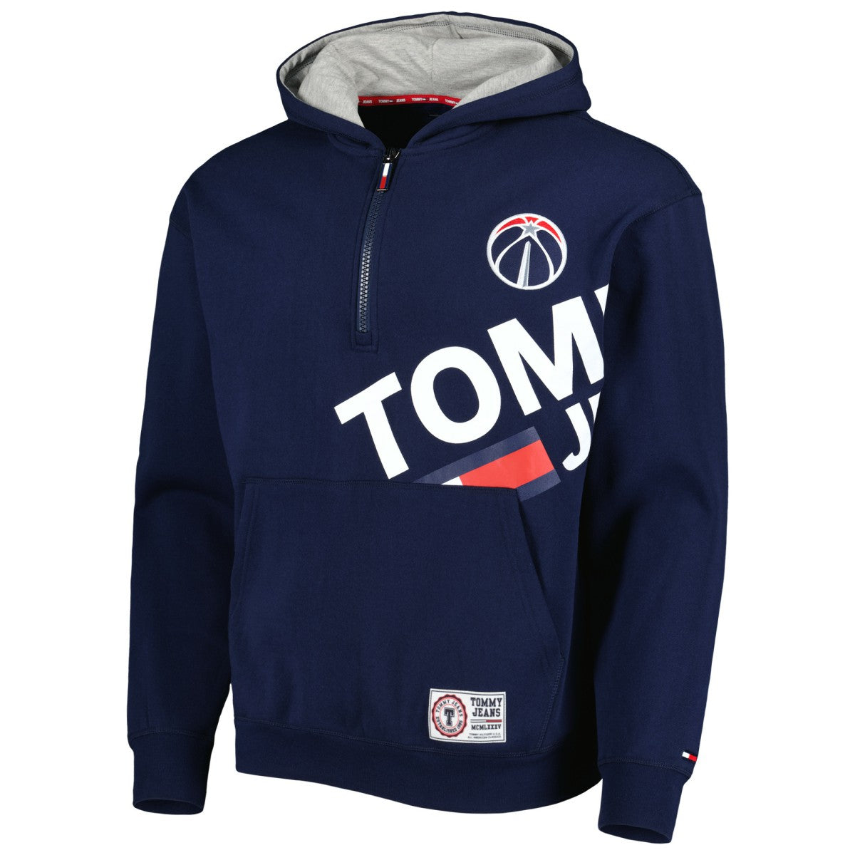 Washington Wizards Tommy Jeans Bernard Half-Zip Hoodie