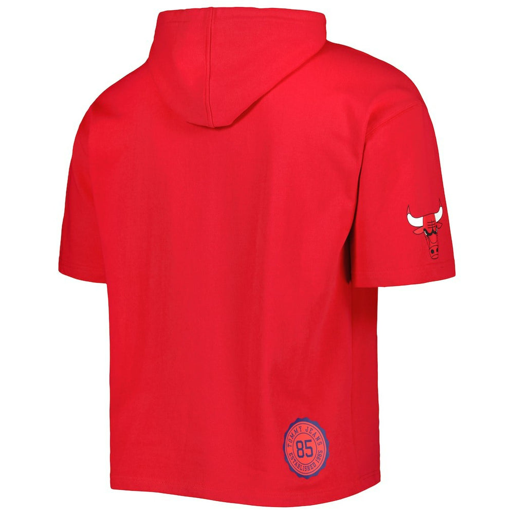 Chicago Bulls Tommy Jeans Matthew 2-In-1 T-Shirt & Hoodie Combo Set