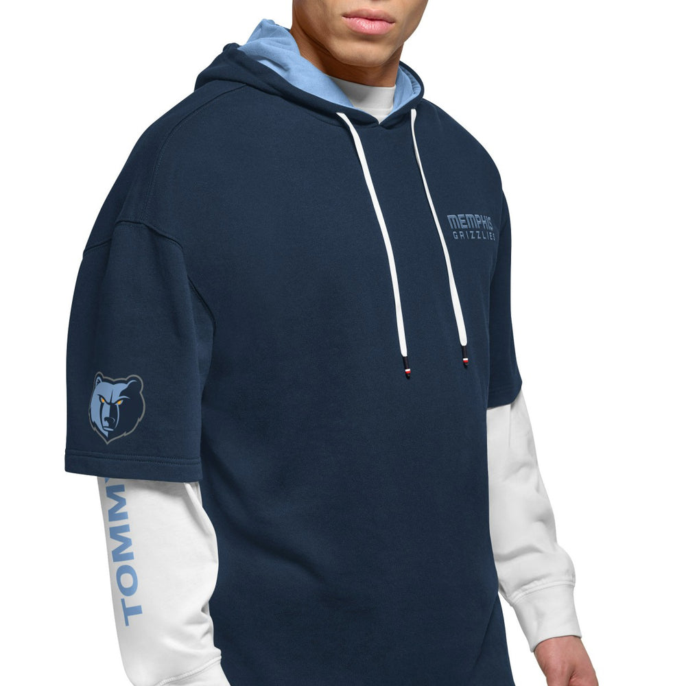 Memphis Grizzlies Tommy Jeans Matthew 2-In-1 T-Shirt & Hoodie Combo Set
