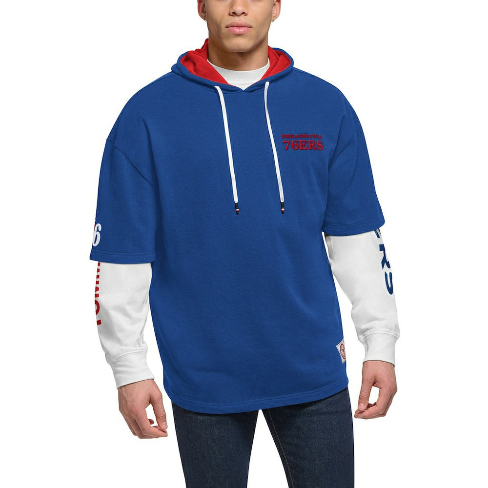 Philadelphia 76ers Tommy Jeans Matthew 2-In-1 T-Shirt & Hoodie Combo Set