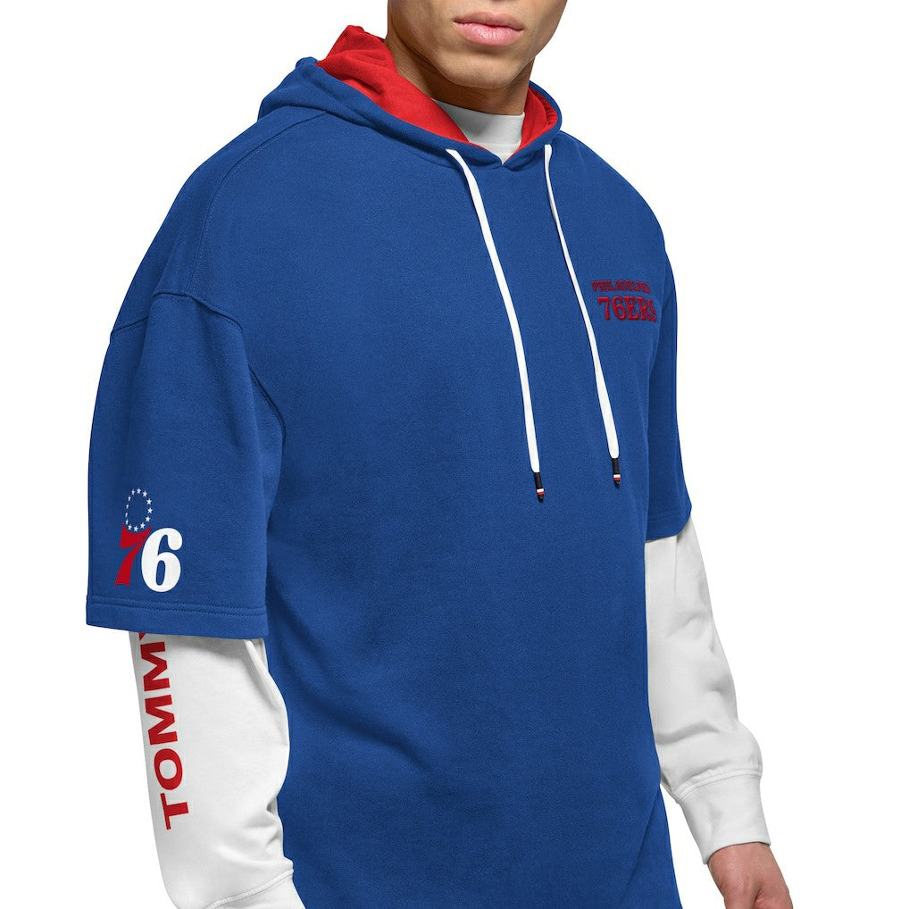 Philadelphia 76ers Tommy Jeans Matthew 2-In-1 T-Shirt & Hoodie Combo Set