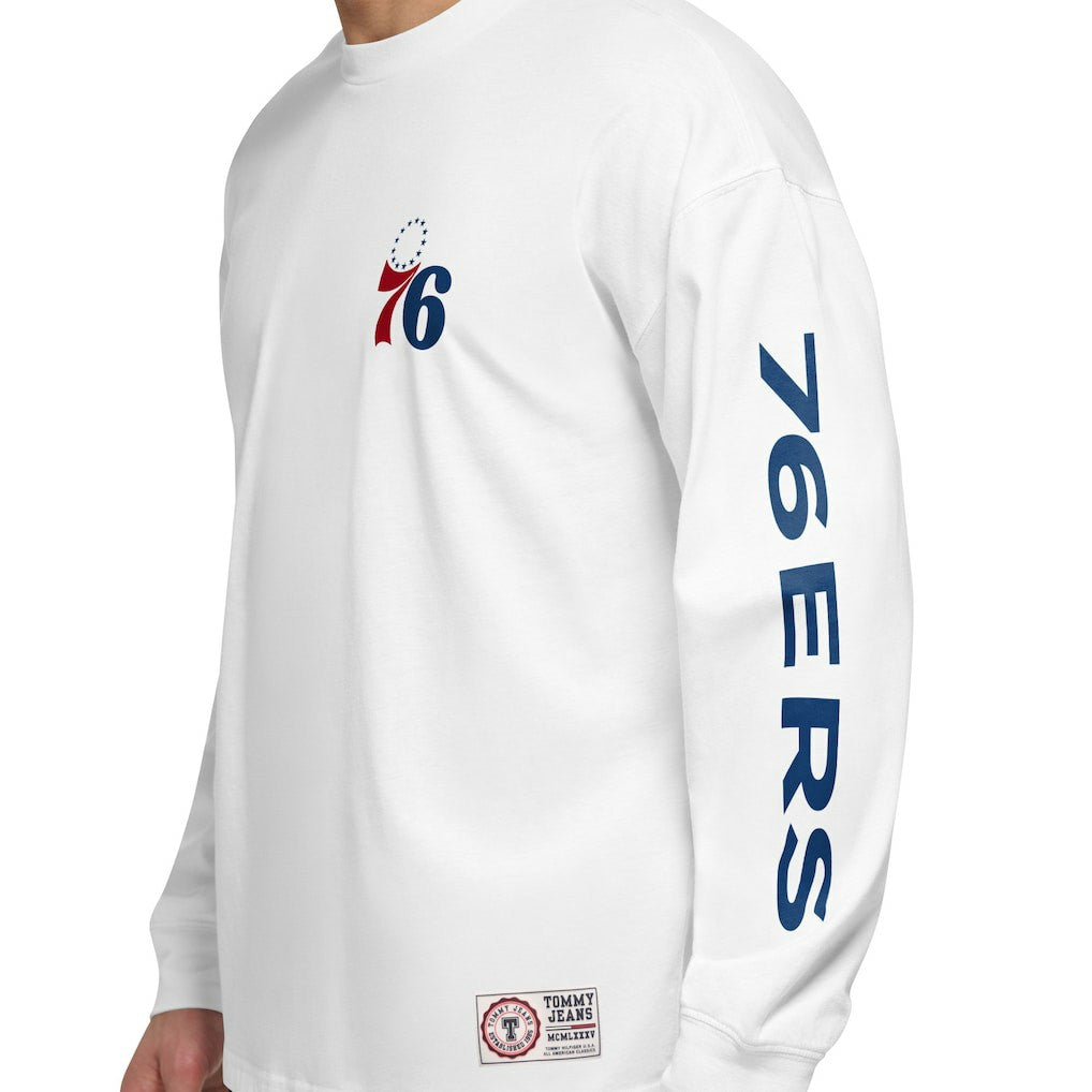 Philadelphia 76ers Tommy Jeans Matthew 2-In-1 T-Shirt & Hoodie Combo Set