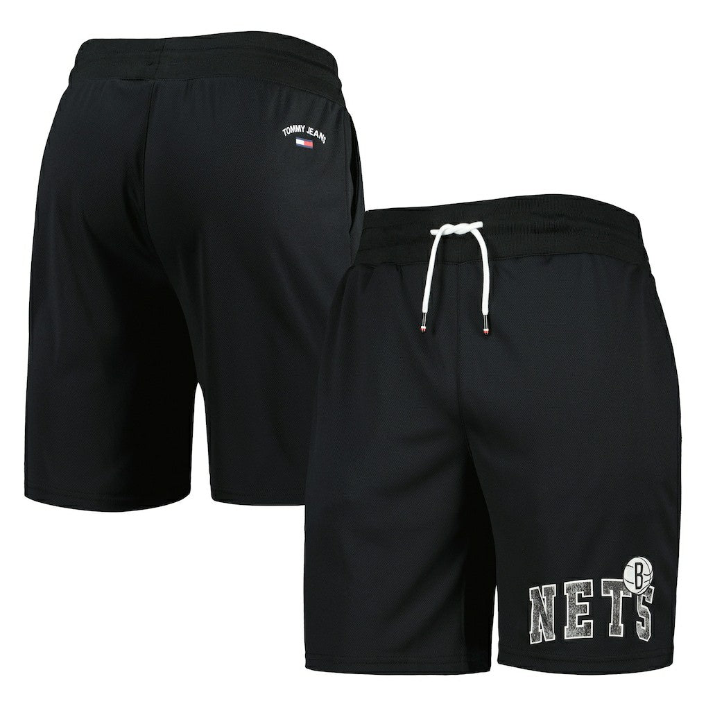 Brooklyn Nets Tommy Jeans Mike Mesh Basketball Shorts