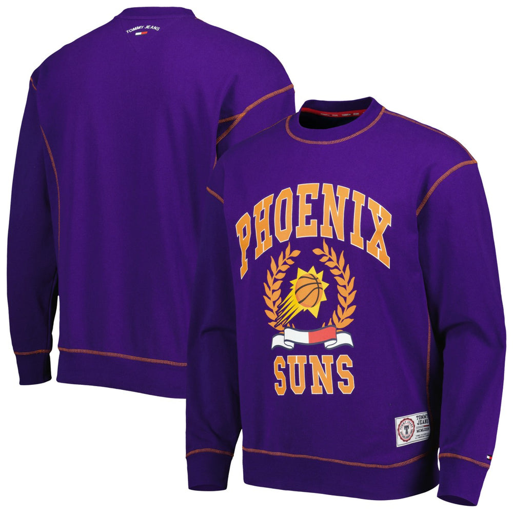 Phoenix Suns Tommy Jeans Peter French Terry Pullover Crew Sweatshirt