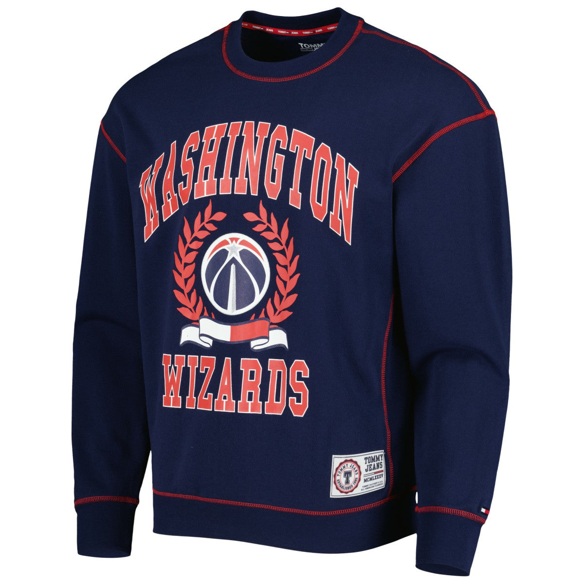 Washington Wizards Tommy Jeans Peter French Terry Pullover Sweatshirt