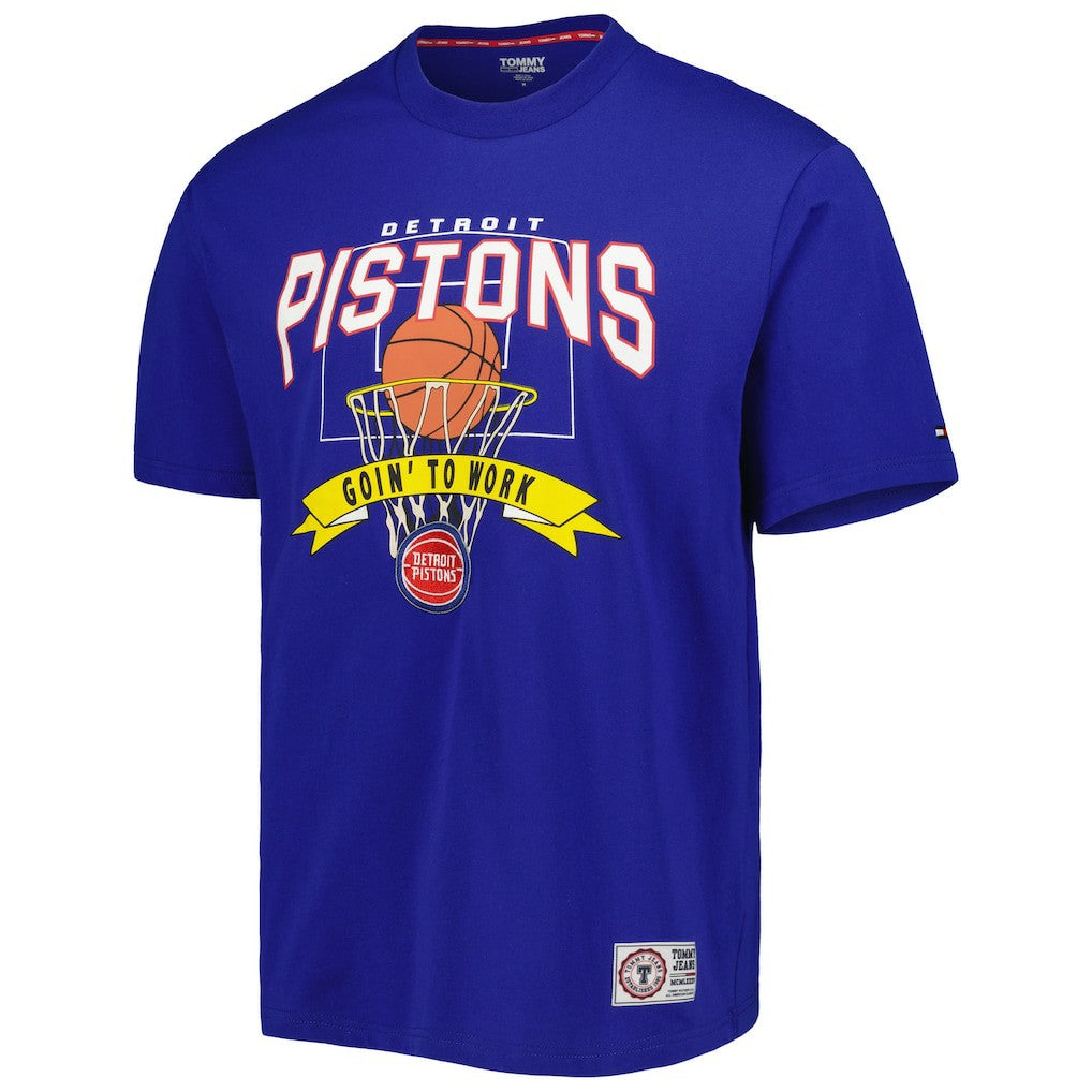 Detroit Pistons Tommy Jeans Tim Backboard T-Shirt