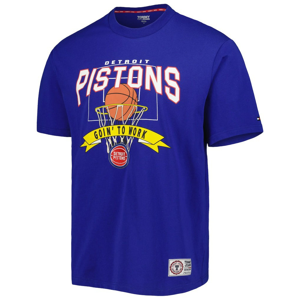 Detroit Pistons Tommy Jeans Tim Backboard T-Shirt