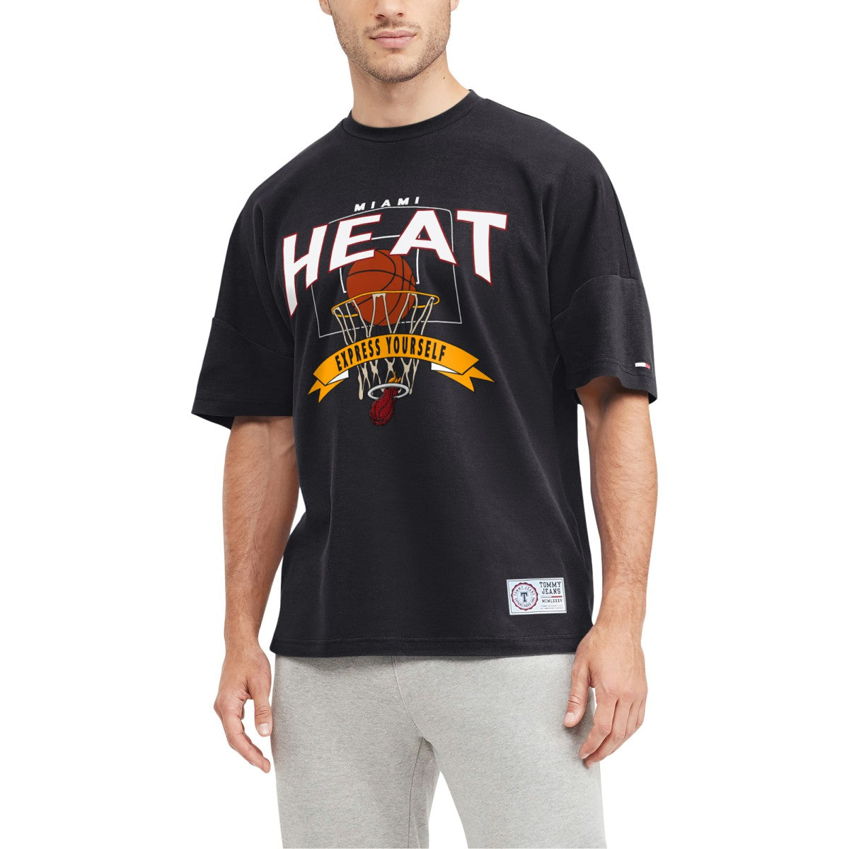 Miami Heat Tommy Jeans Tim Backboard T-Shirt