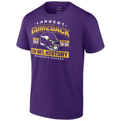 Largest Comeback T-Shirt - Minnesota Vikings T-shirts