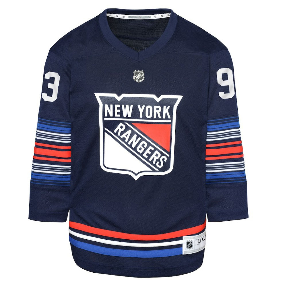 NHL Mika Zibanejad New York Rangers Youth Alternate Replica Player Jersey