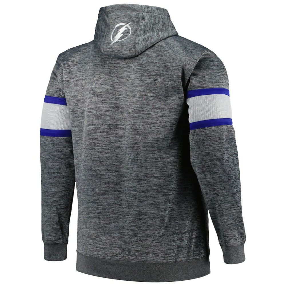 NHL Tampa Bay Lightning Big & Tall Stripe Pullover Hoodie