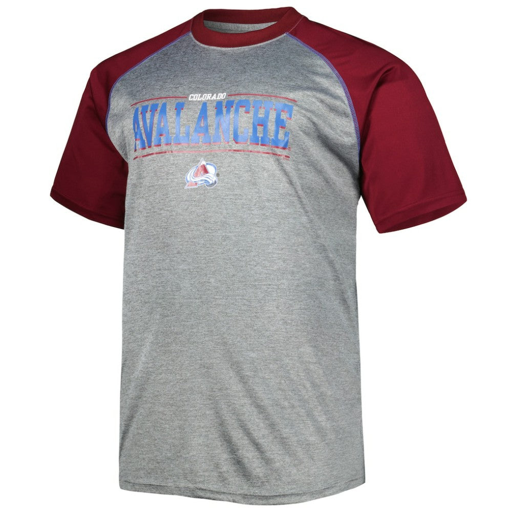 NHL Colorado Avalanche Big & Tall Logo Raglan T-Shirt