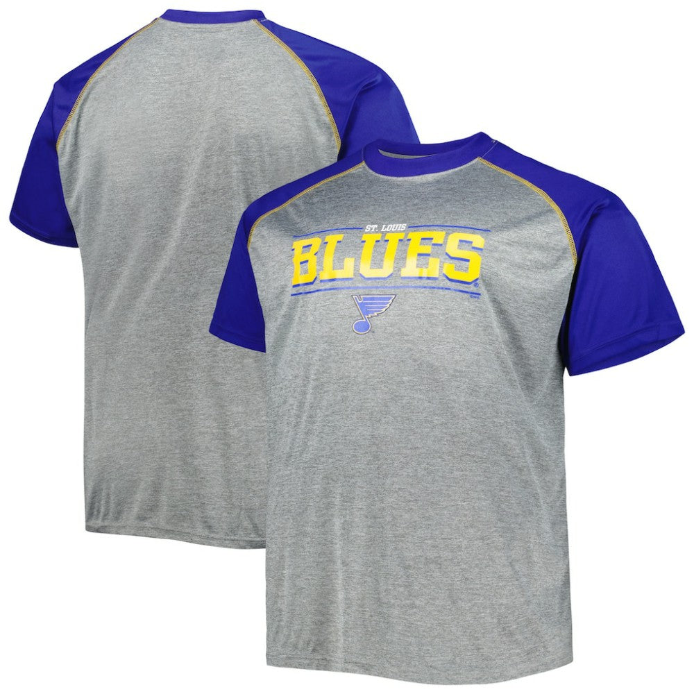 NHL St. Louis Blues Big & Tall Logo Raglan T-Shirt