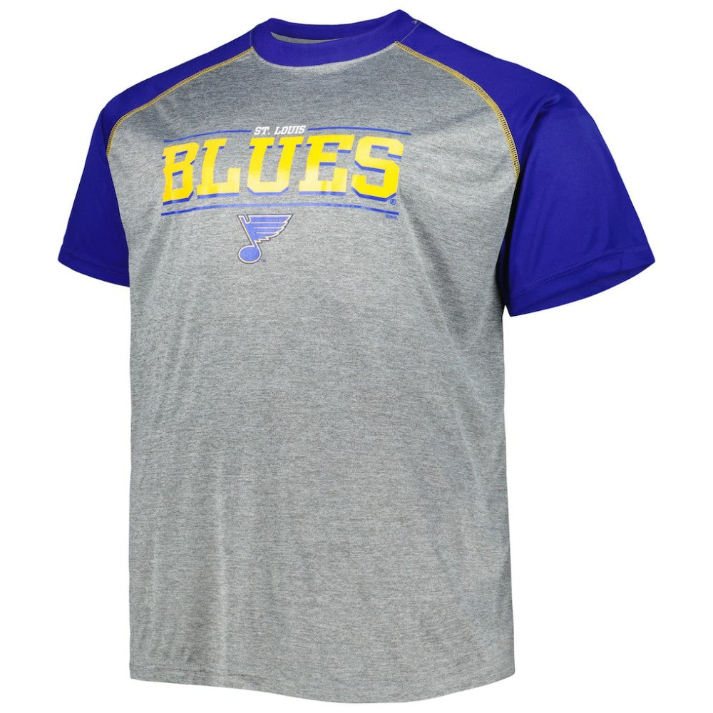 NHL St. Louis Blues Big & Tall Logo Raglan T-Shirt
