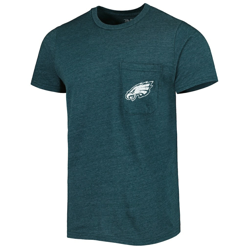 Majestic Threads Tri-Blend Pocket T-Shirt - Philadelphia Eagles T-shirts