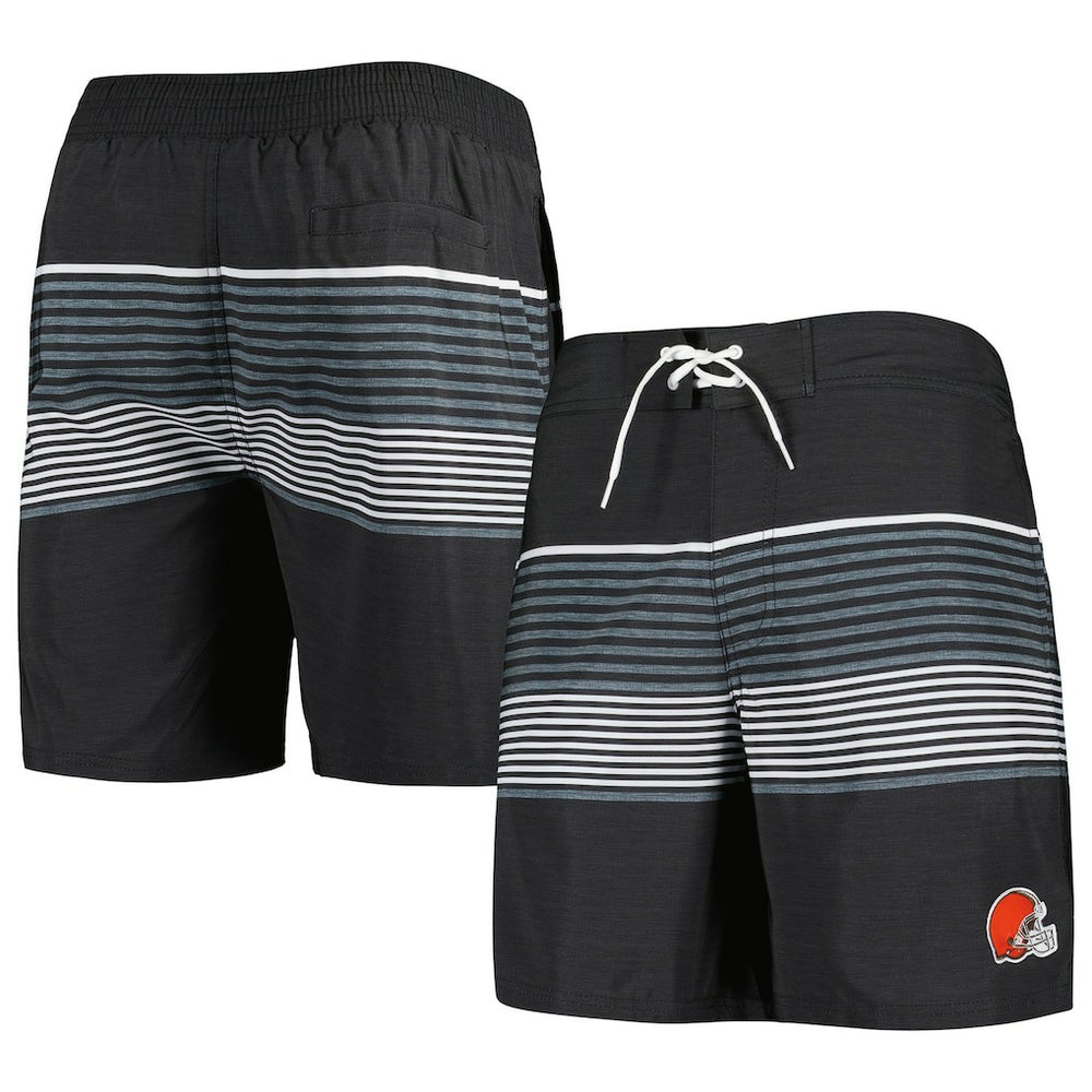 G-III Sports by Carl Banks Coastline Volley Swim Shorts - Cleveland Browns Shorts