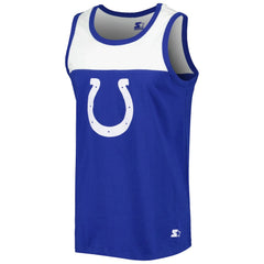 Starter Logo Touchdown Fashion Tank Top - Indianapolis Colts Tops