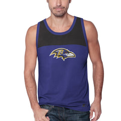 Starter Logo Touchdown Fashion Tank Top - Baltimore Ravens Tops