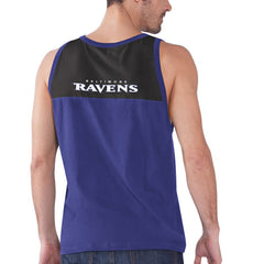 Starter Logo Touchdown Fashion Tank Top - Baltimore Ravens Tops