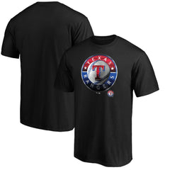 Black Texas Rangers Team Midnight Mascot T-Shirt