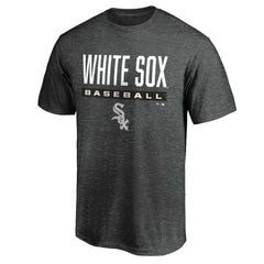 Charcoal Chicago White Sox Team Win Stripe T-Shirt