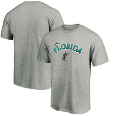 Heather Gray Florida Marlins Cooperstown Collection Team Wahconah T-Shirt