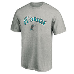 Heather Gray Florida Marlins Cooperstown Collection Team Wahconah T-Shirt
