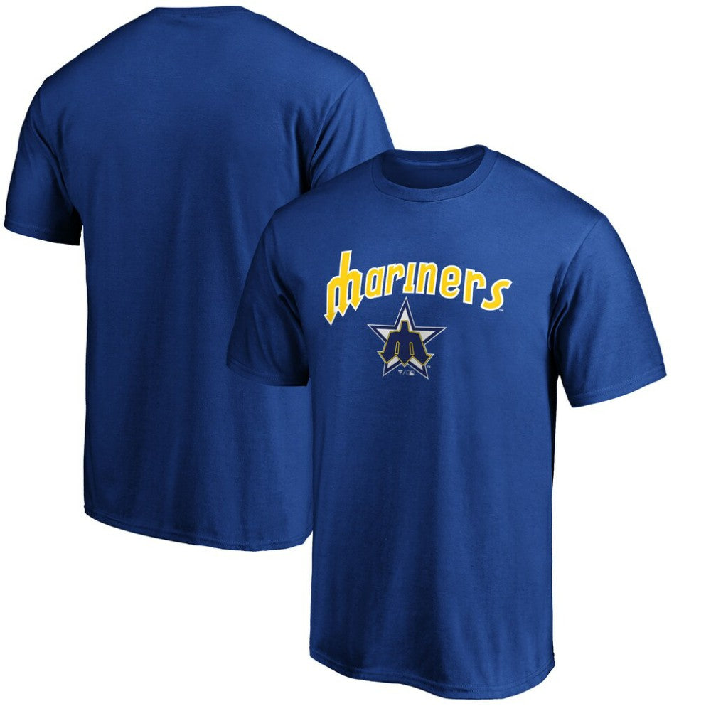 Royal Seattle Mariners Team Cooperstown Collection Wahconah T-Shirt