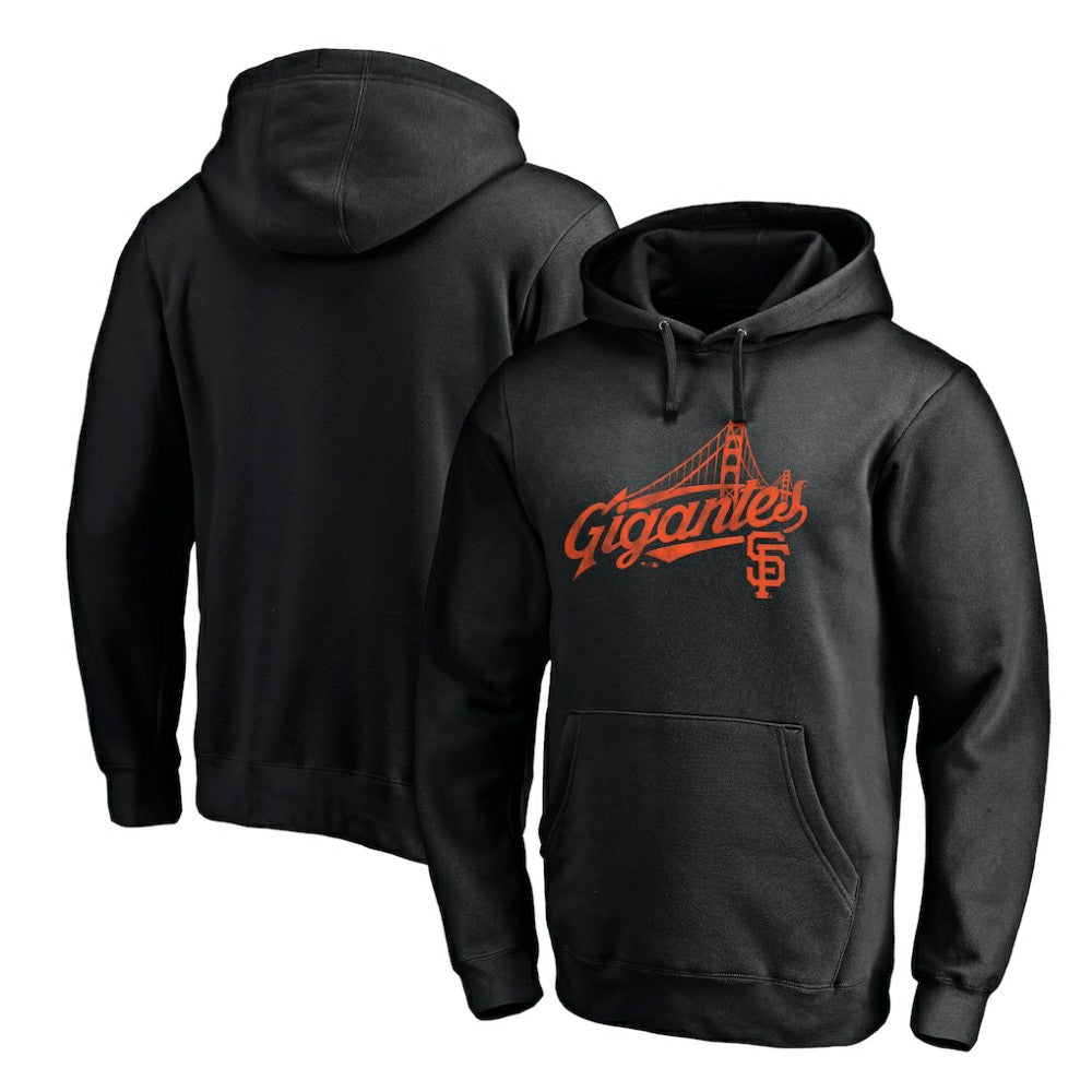 Black San Francisco Giants Team Hometown Collection Gigantes Bridge Pullover Hoodie