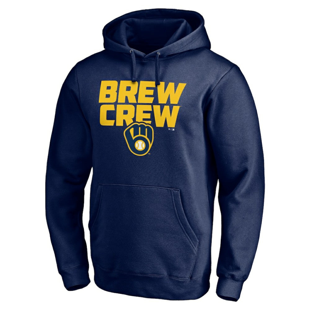 Navy Milwaukee Brewers Team Hometown Collection The Crew Pullover Hoodie