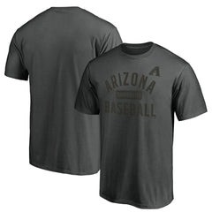 Charcoal Arizona Diamondbacks Team Primary Pill T-Shirt