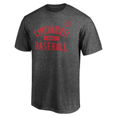 Charcoal Cincinnati Reds Team Primary Pill T-Shirt