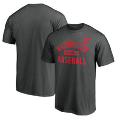 Charcoal Washington Nationals Team Primary Pill T-Shirt