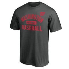 Charcoal Washington Nationals Team Primary Pill T-Shirt