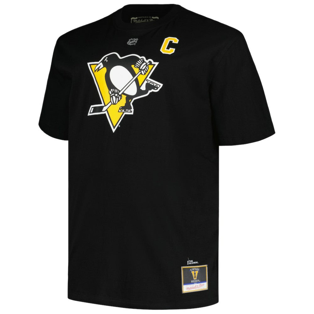 NHL Mario Lemieux Pittsburgh Penguins Mitchell & Ness Big & Tall Name & Number T-Shirt