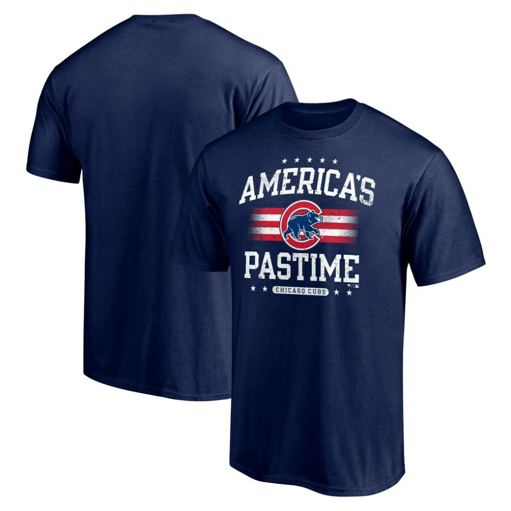 Navy Chicago Cubs Team America's Pastime T-Shirt