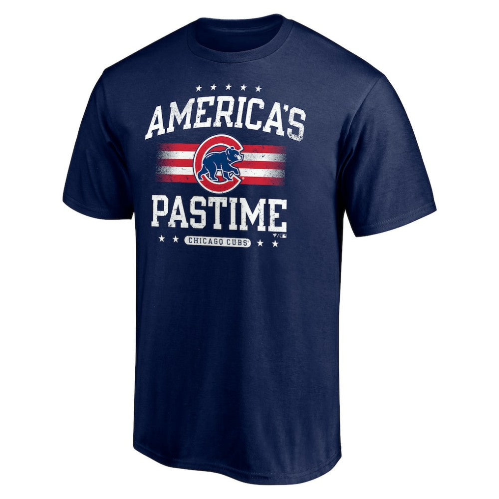 Navy Chicago Cubs Team America's Pastime T-Shirt