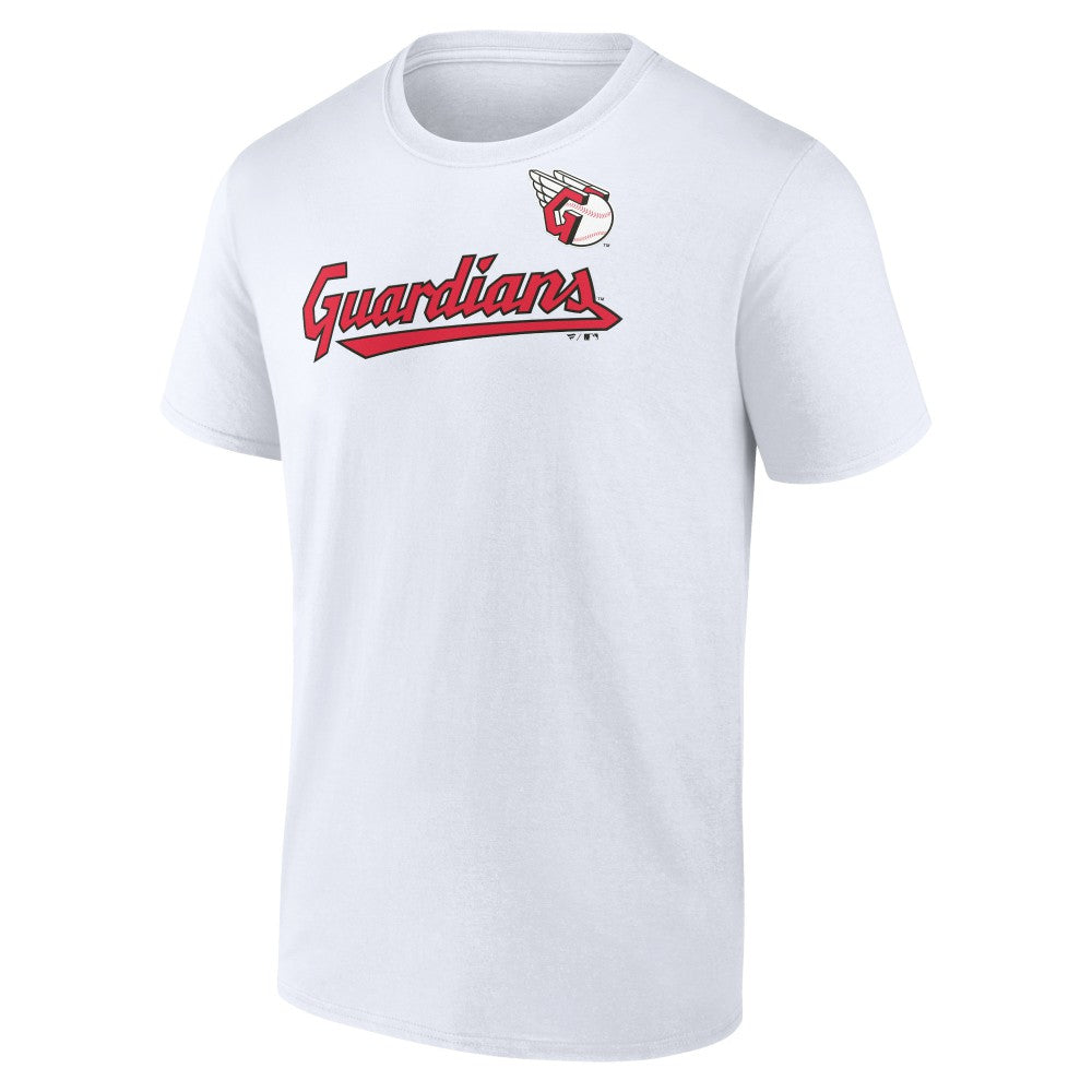White Cleveland Guardians Team Hot Shot T-Shirt