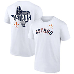 White Houston Astros Team Hot Shot T-Shirt