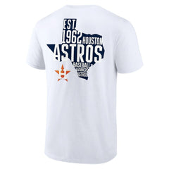 White Houston Astros Team Hot Shot T-Shirt