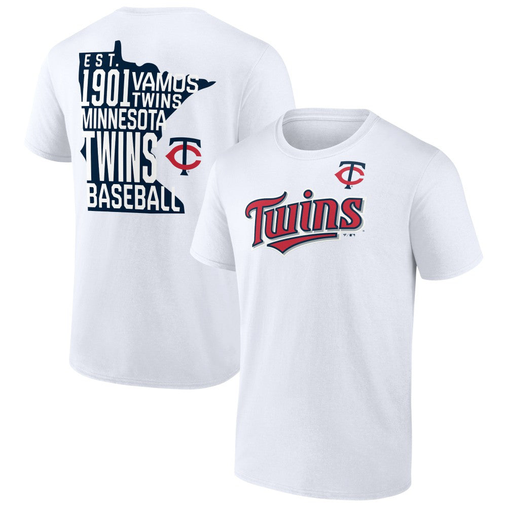 White Minnesota Twins Team Hot Shot T-Shirt