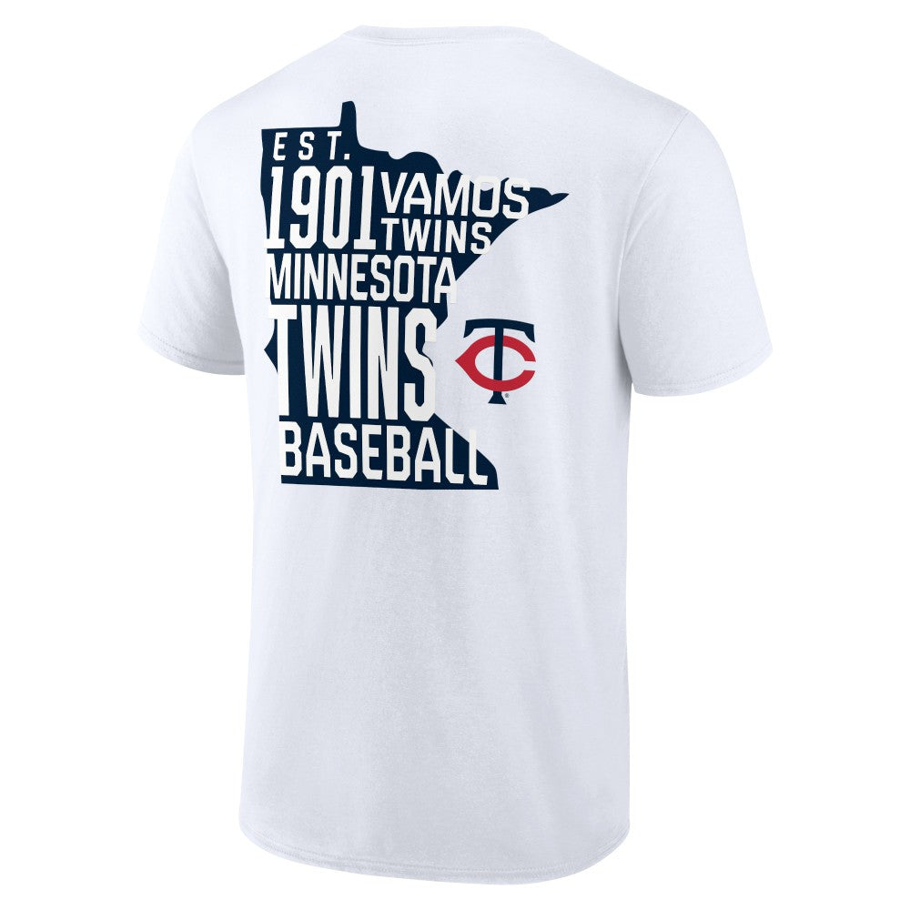 White Minnesota Twins Team Hot Shot T-Shirt