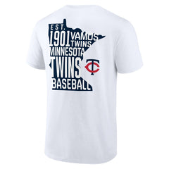 White Minnesota Twins Team Hot Shot T-Shirt