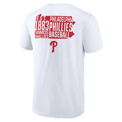 White Philadelphia Phillies Team Hot Shot T-Shirt