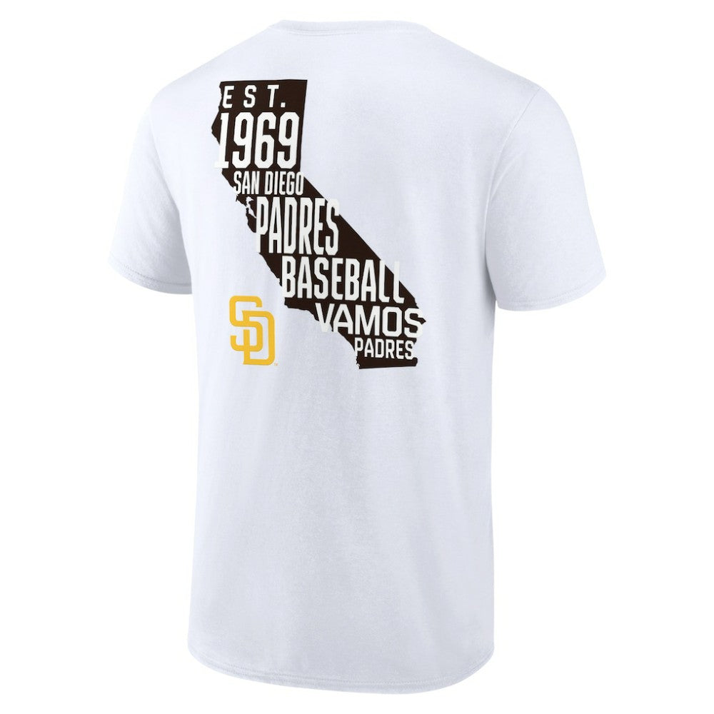 White San Diego Padres Team Hot Shot T-Shirt