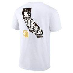 White San Diego Padres Team Hot Shot T-Shirt