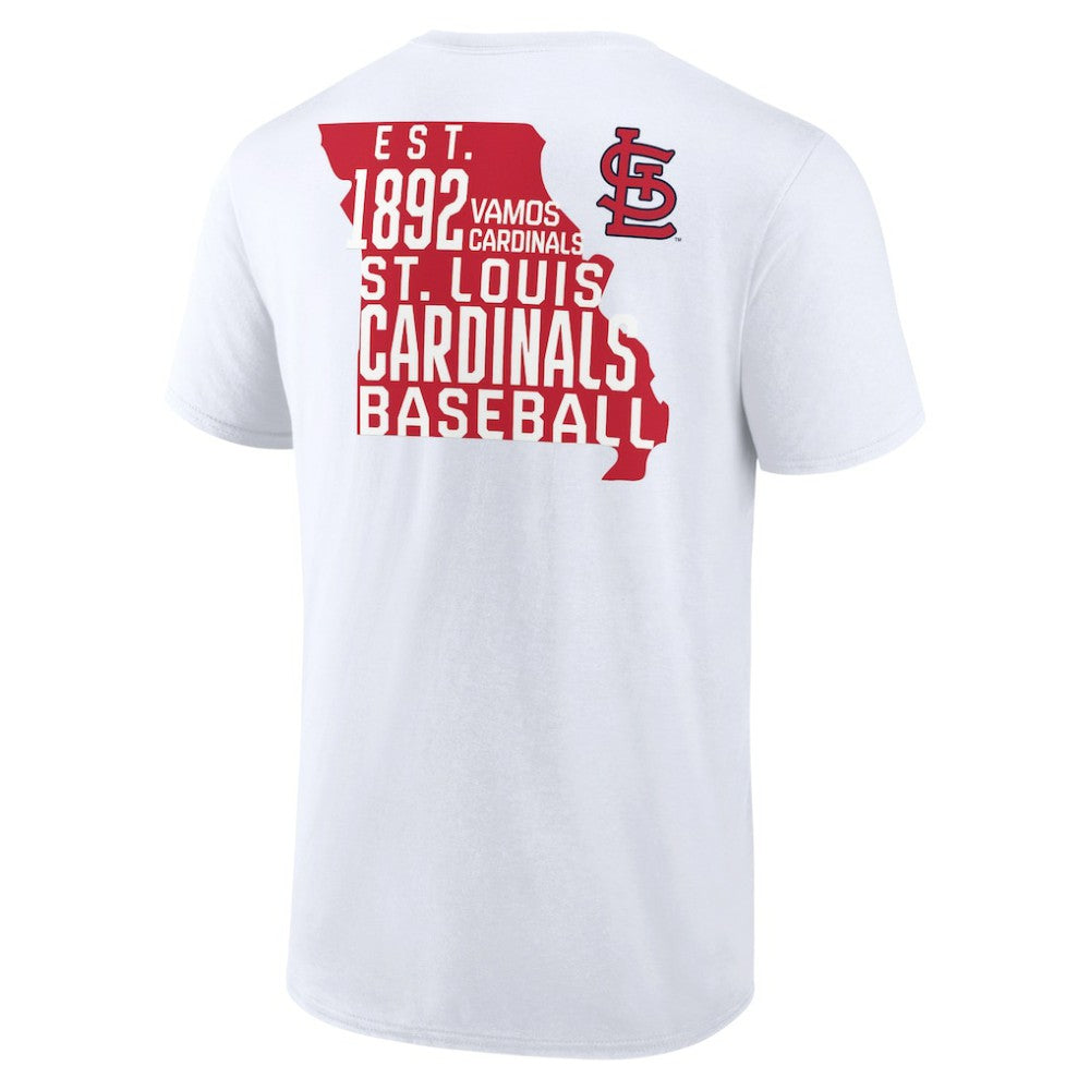 White St. Louis Cardinals Team Hot Shot T-Shirt