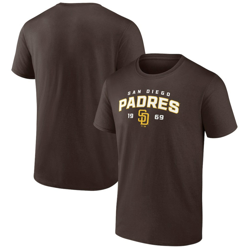 Brown San Diego Padres Team Rebel T-Shirt